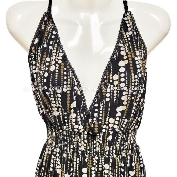 Polka Dot Spaghetti Strap Long Dress  Sizes S/M   M/L   - NWT - Picture 2 of 8